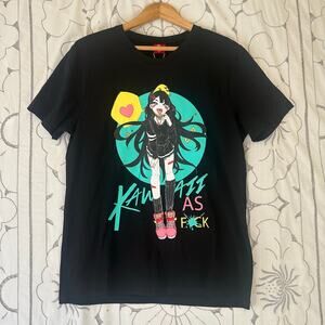 BiBi Sama Anime Graphic Tee Kawaii Streetwear Black L